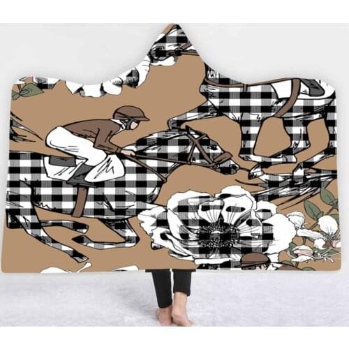 3D animal running horse pattern duvet cover 2/3, crystal horse boy bedding, full-size double pillowcase