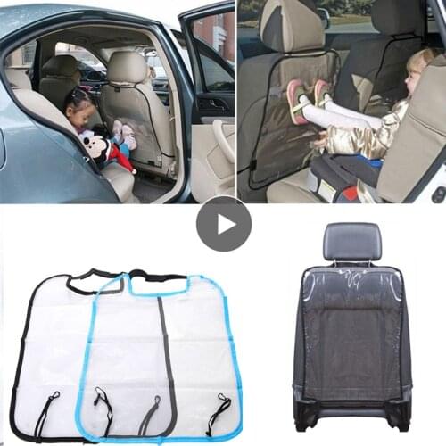 Car Seat Back Protector Cover For Kids Baby Kick Mat Car Interior Accessories Stain-Resistant Protection Anti-Child-Kick Pad
