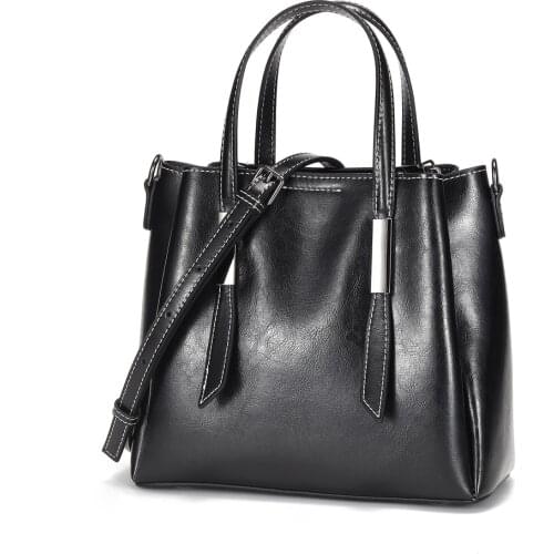 Women leather handbags luxury designer shoulder bags high quality brand crossbody bags for women bolso mujer Tote Sac 2020 C1265