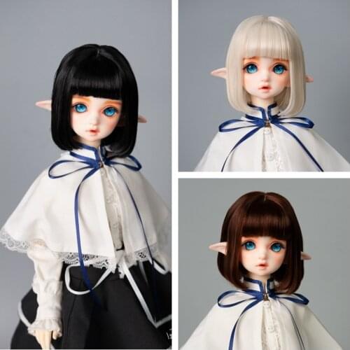 1/6 1/4 1/3 Scale BJD Wig Doll Accessories Fairy Short Hair Vintage Wigs For BJD/SD YOSD MSD SD13 SSDF Big Girl or Uncle C1018
