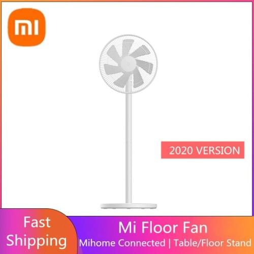 2020 New Version XIAOMI MIJIA Smart Mi Standing Fan Floor&Table Electric Fan Swing Natural Wind Air Cooling Mihome App Control