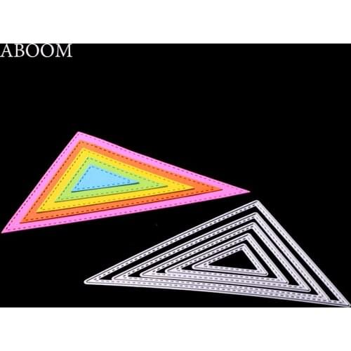 ABOOM Fresh Model Silver Frame Cutting Dies Embossing Folder Metal Carbon Steel Die Cut Paper Card Making Paper Template