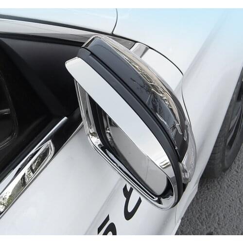Carbon Fiber Car Side Rearview Mirror Rain Eyebrow Trim for Mercedes Benz B C E S GLB GLC Class W205 W213