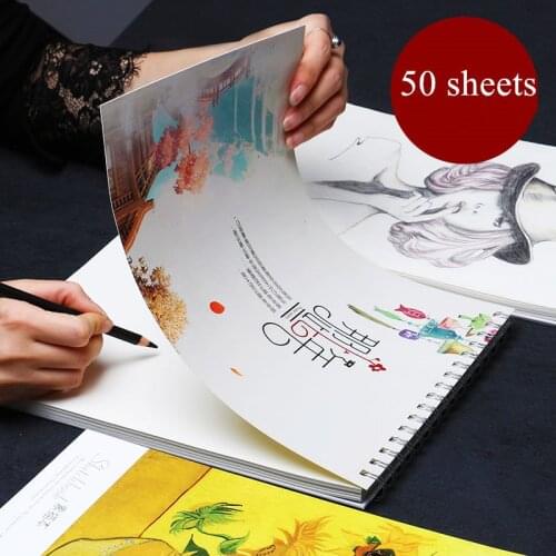 1pcs Sketch Book for Drawing Painting Diary Artist Marker Paper Books Memo Pad Notebook Gift Art Graffiti for Kids Hand Diy