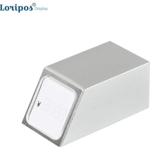 Watch Jewelry And Electronic Solid Aluminum Mini Price Sign Stand and Cleaning Cloth As Table Place Card Price Tags Stand Block