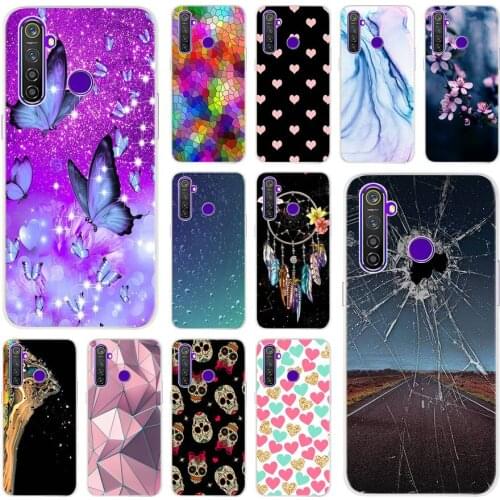 Phone Case For Realme 5 Pro Silicone Case Soft Transparent TPU Funda Back Cover For Oppo Realme 5 Pro RMX1971 Protect Coque 6.3"
