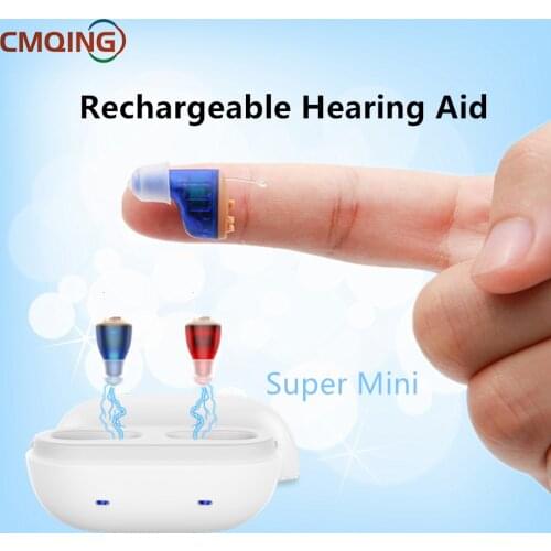 Digital Hearing Aid Rechargeable Hearing Device Mini Ear Hearing Aids for Elderly Audifonos Sound Amplifier for Deafness