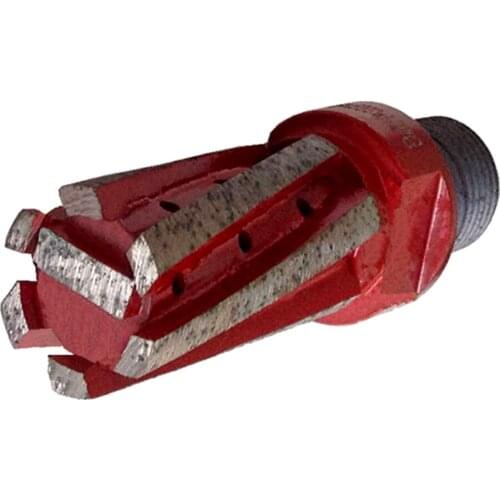 D22*L40 6+1 Segments CNC Diamond Finger Bit with 1/2" Gas Connection