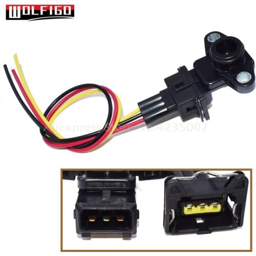 WOLFIGO MN153281 Manifold Pressure (MAP) Sensor w/ or w/o Pigtail For Chrysler Dodge Mitsubishi SU7233 5S5738,220341,GT7610-104