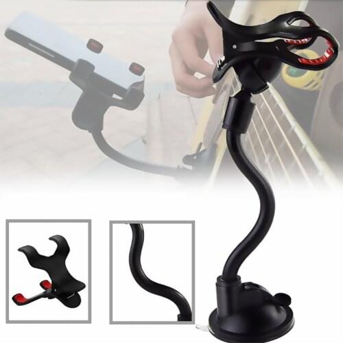Guitar Phone Stand Holder Street String lyrics Mobile Rotatable Song Sucker Suction Cups Musicians Guitar Phone Holder Support
