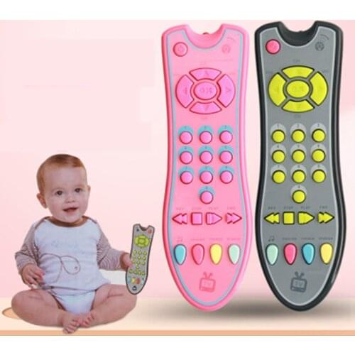 Baby Simulation TV Remote Control Kids Educational Music English Learning Toy Kids Educational Music Learning Click Count Toy