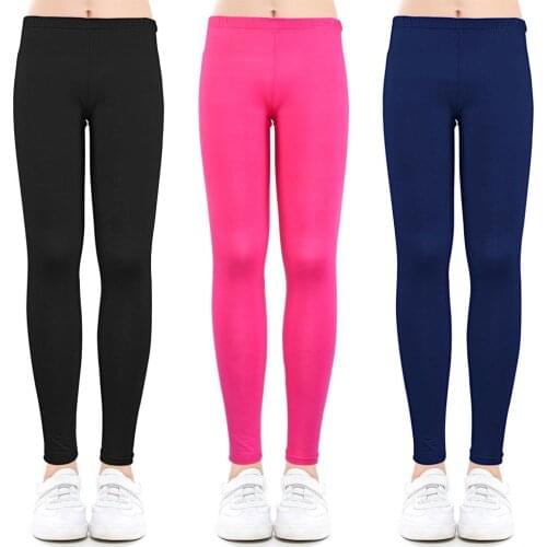 Candy Colors Girls Leggings Baby Girl Pencil Pants Modal Ankle-length Leggings Skinny Legging for 2-13 Years Kids Clothes