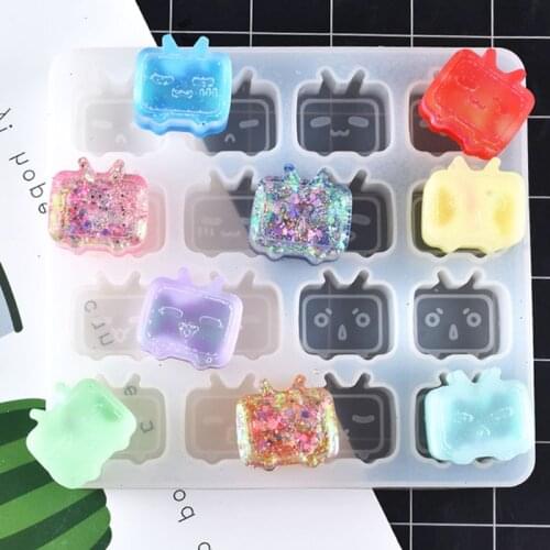 Cartoon TV Silicone Mold Decoration Tool Candy Chocolate Mold Cake, Gumpaste Mold, Sugarcraft, Kitchen Utensil