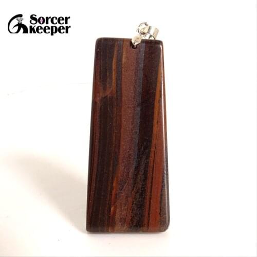 Mens Fashion Jewelry Natural African Lron Tigers Eye Pendant Necklace Hawks Eye Gem Timeless Gift For Boyfriend BS843