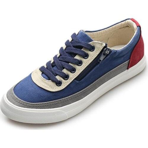 Man Casual Canvas Breathable Shoes Men 2021 Fashion Mens Shoes Casual Classic Mens Canvas Shoes for Men Wear-resistant Shoe