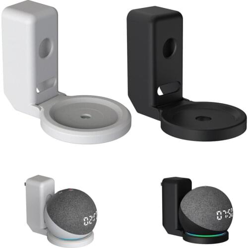 Outlet Wall Mount Holder For Echo Dot 4th Speaker Plug Holder Bracket In Kitchen Bedroom Space Saving Portable Audio Stand