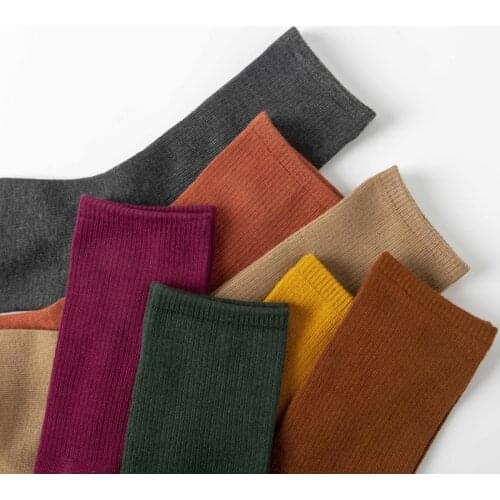 MEIZICHARMS Socks Women Breathable Funny Cotton Elastic force Soft Christmas Gift School Girls Retro Cute Harajuku