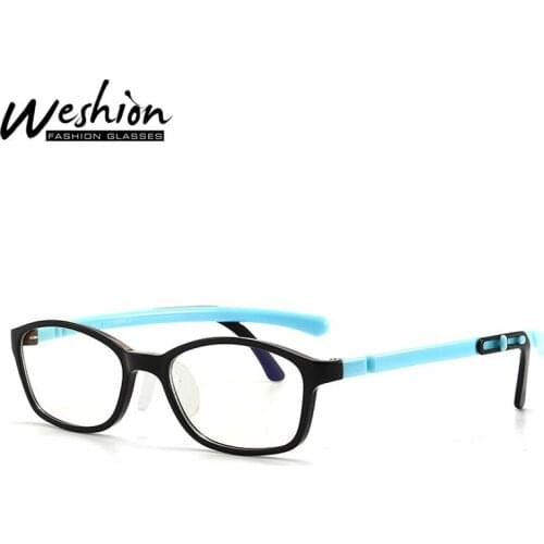 2021 New Teens Anti Blue Light Glasses TR90 Adjustable Arm Kids Optic Frame Round Anti Reflective Cellphone Glasses UV400