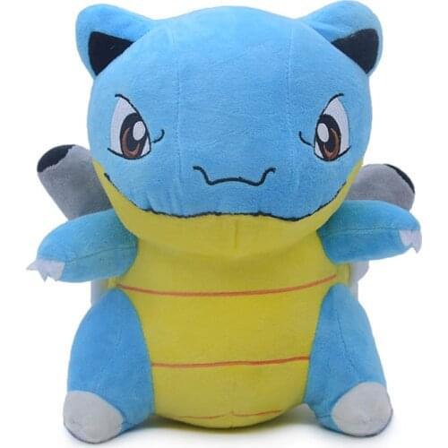 28CM Pokemones Blastoise Squirtle Stuffed Dolls Plush Toys For Pikachu Christmas Children Gifts