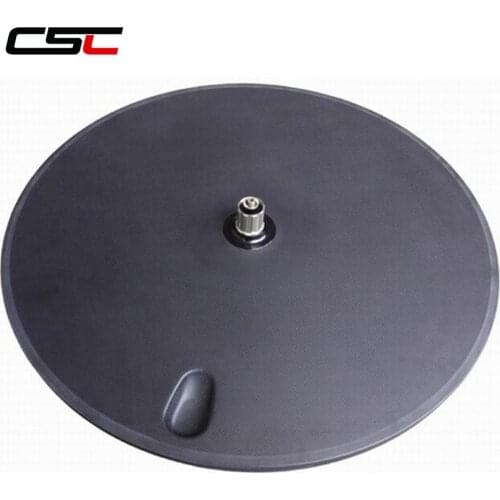 Full Carbon Disc Wheel 700C Clincher Tubular Rear Bicycle Plane Wheel for Road Track Bike