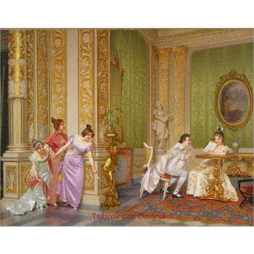 Needlework for embroidery DIY DMC High Quality - Counted Cross Stitch Kits 14 ct Oil painting - The Unseen Audience