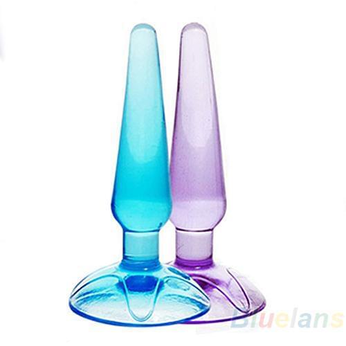 Adult Sex Toy Butt Stimulator Dildo Silicone Jelly Anal Plug with Sucker Cup perfect gift for yourself or your lover sex toys