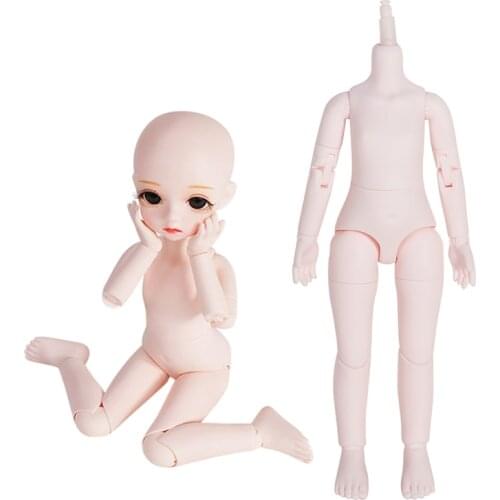 Dream Fairy 1/6 BJD Nude Doll 28cm Ball Joint Dolls Natural Skin Body Fashion DIY Doll Makeup Toy Gift for Girls SD