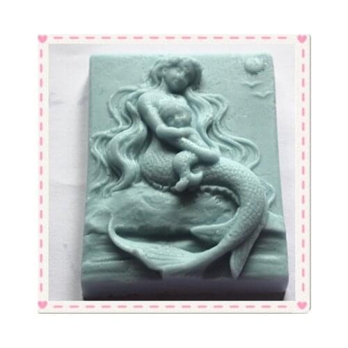 Mermaid Craft Art Silicone Soap mold Craft Molds DIY