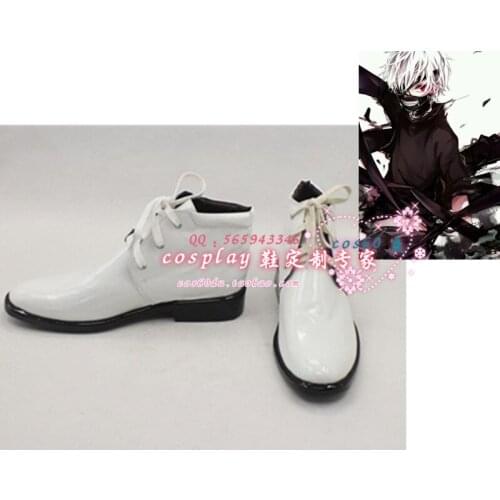 Tokyo Ghoul Kaneki Ken Cosplay White Shoes S008