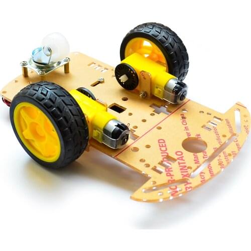 Diy kit 2WD Robot Smart Car Chassis Kits with Speed Encoder for Arduino 51 M26 DIY Education Robot Smart Car Kit For Arduino