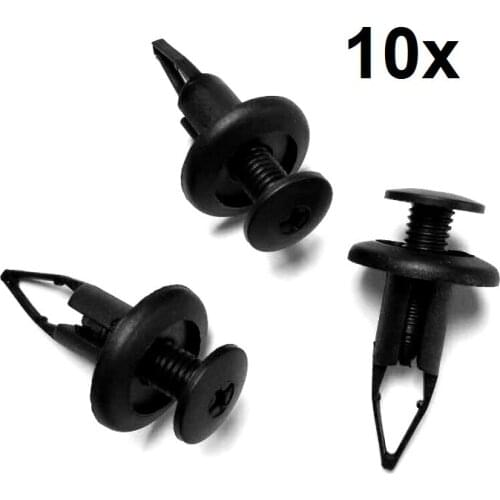 X10 FOR TOYOTA DOOR MOULDING TRIM STRIP CLIPS RUBSTRIP X10 Plastic Clips