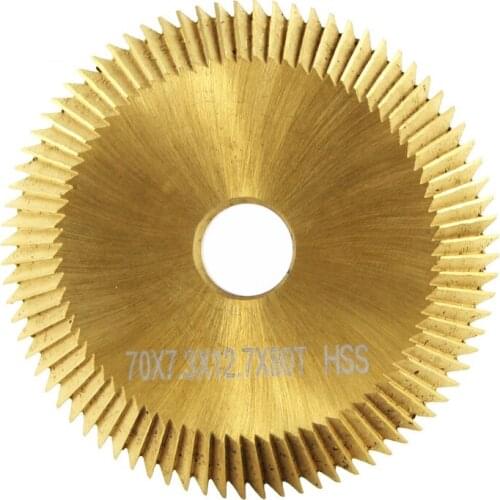 1PC Cutting Machine Blade 80/100 Tooth HSS Circular Saw Blades 70*7.3*12.7*80T/100T for Metalworking