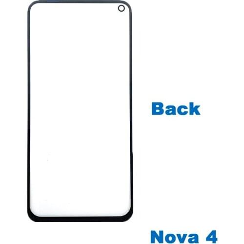 10pcs For Huawei Nova 4 Outer Glass Lens Replacement Front Glass Lens Repair Parts Front High Quality LCD Screen