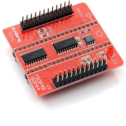 2018 Newest TSOP48 IC Adapter For MiniPro TL866CS /TL866A /TL866II PLUS Universal Programmer TSOP48 Sockets Free Ship