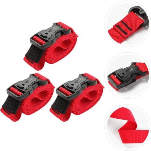 3Pcs Durable Tie Down Straps Practical Cargo Straps Useful Fastening Belts
