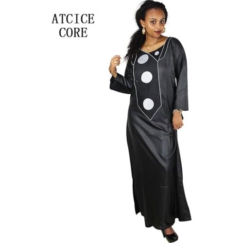 African dresses for woman embroidery design dress long dress without scarf dashiki dress A266