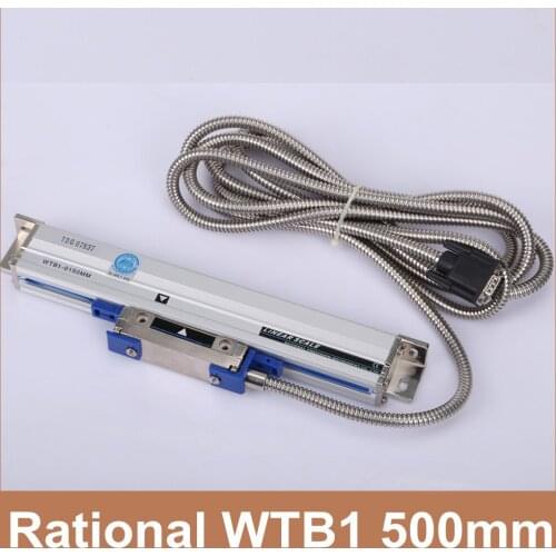 Free Shipping Rational encoder linear WTB1 0.001mm 500mm TTL 5V 0.001mm digital linear encoder for CNC lathe milling