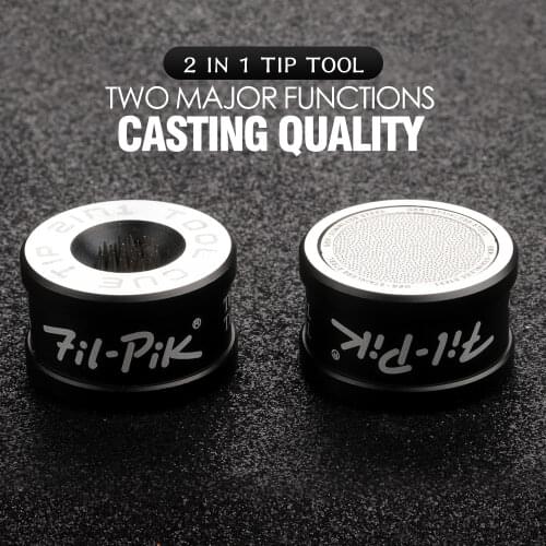 Til-Pik 2 in 1Tip Tool Stainless steel casting quality High cost performance Acupuncture Frosted Easy to carry Billiar accessory