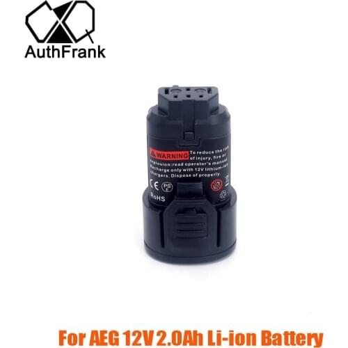 12V 2.0A Li-ion L1215 Rechargable Power Tool battery For AEG S12C2 BSS12C BS12C L1215P L1215R