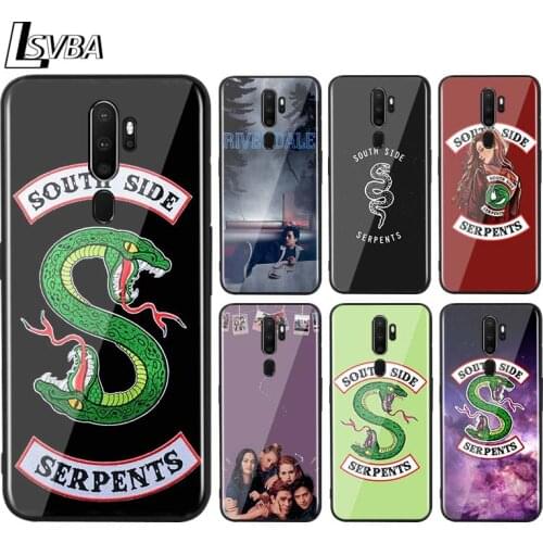 For OPPO A5 A9 2020 F7 Soft Phone Cover Riverdale South Side Serpent for OPPO Reno 2 Z 2Z 2F 3 4 Pro 5G Bright Black Phone Case