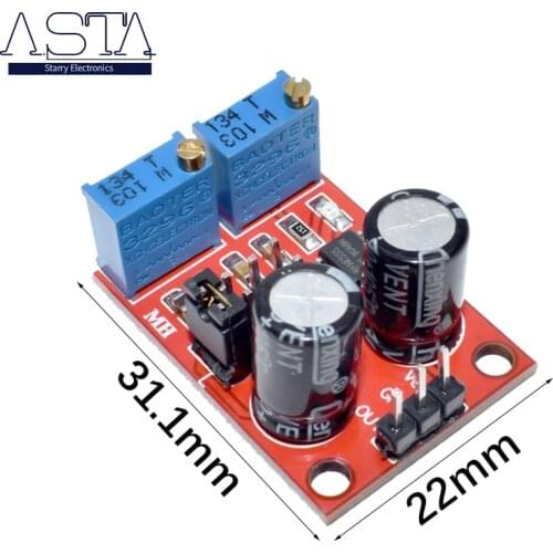 1pcs NE555 Pulse Frequency Duty Cycle Adjustable Module Square Wave Signal Generator