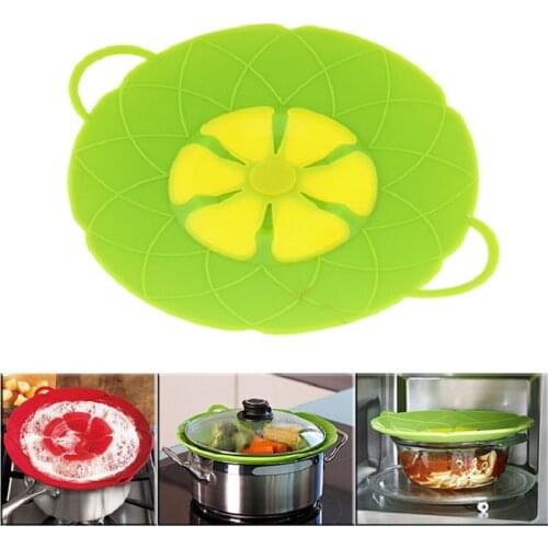 New Arrival Kitchen Gadgets Silicone Lid Spill Stopper Pot Cover 28.5cm Diameter Cooking Pot Lids Utensil