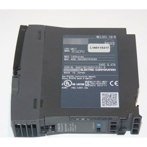 New Original Melsec IQ-R Series PLC R16CPU Module
