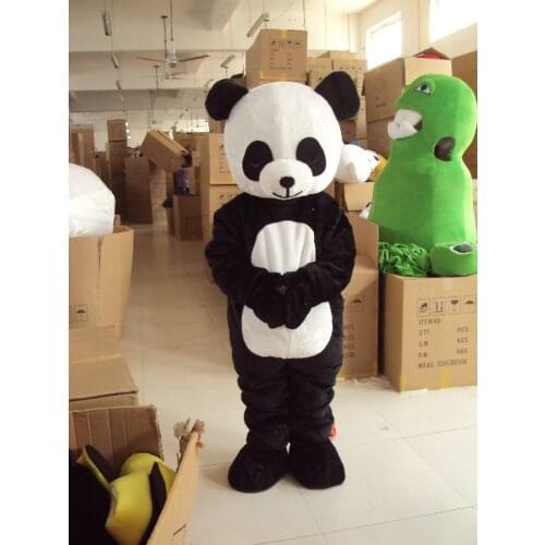 Wholesale New Version Chinese Giant Panda Mascot Costume Christmas cosplay Costume Free Shipping