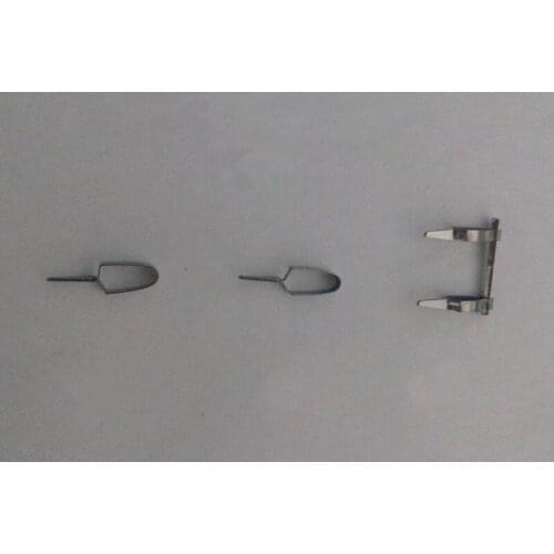 Vascular clip microscopic hemostatic vein clip large medium small connecting rod vascular clamp medical