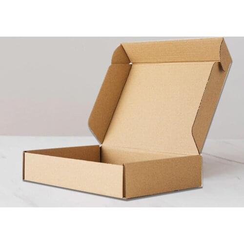 Packaging Box Durable Multifunctional Cardboard Sturdy Practical Rectangle Carton Box for Delivery