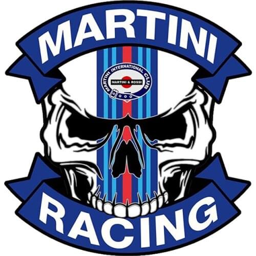 Funny RACING Skull Vinyl Sticker Graphic Auto Motorcycle Tuning Decal Reflective Car Stickers