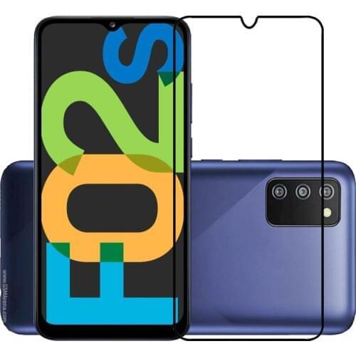 Full Cover Screen Protectors For Samsung Galaxy F02s F12 F61 F41 A32 A52 A72 M62 Scratch Proof Protective Film Tempered Glass