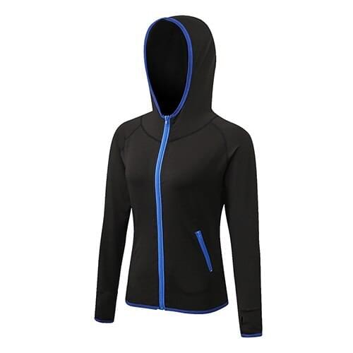 Women Fitness tops Quick Dry Hooded Sports Coat Long-sleeve Breathable Zipper Yoga Jacket Running Training Sportswear