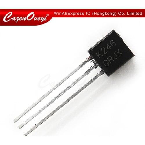10pcs/lot 2SK246 2SK246-GR K246 transistor TO-92 50V 10mA new original In Stock